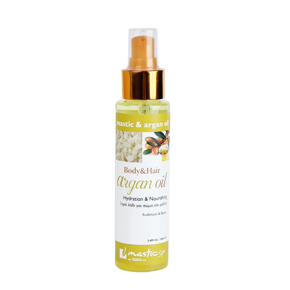Mastic Spa body and hair argan oil 135537 Mastic Spa body and hair argan oil 135537